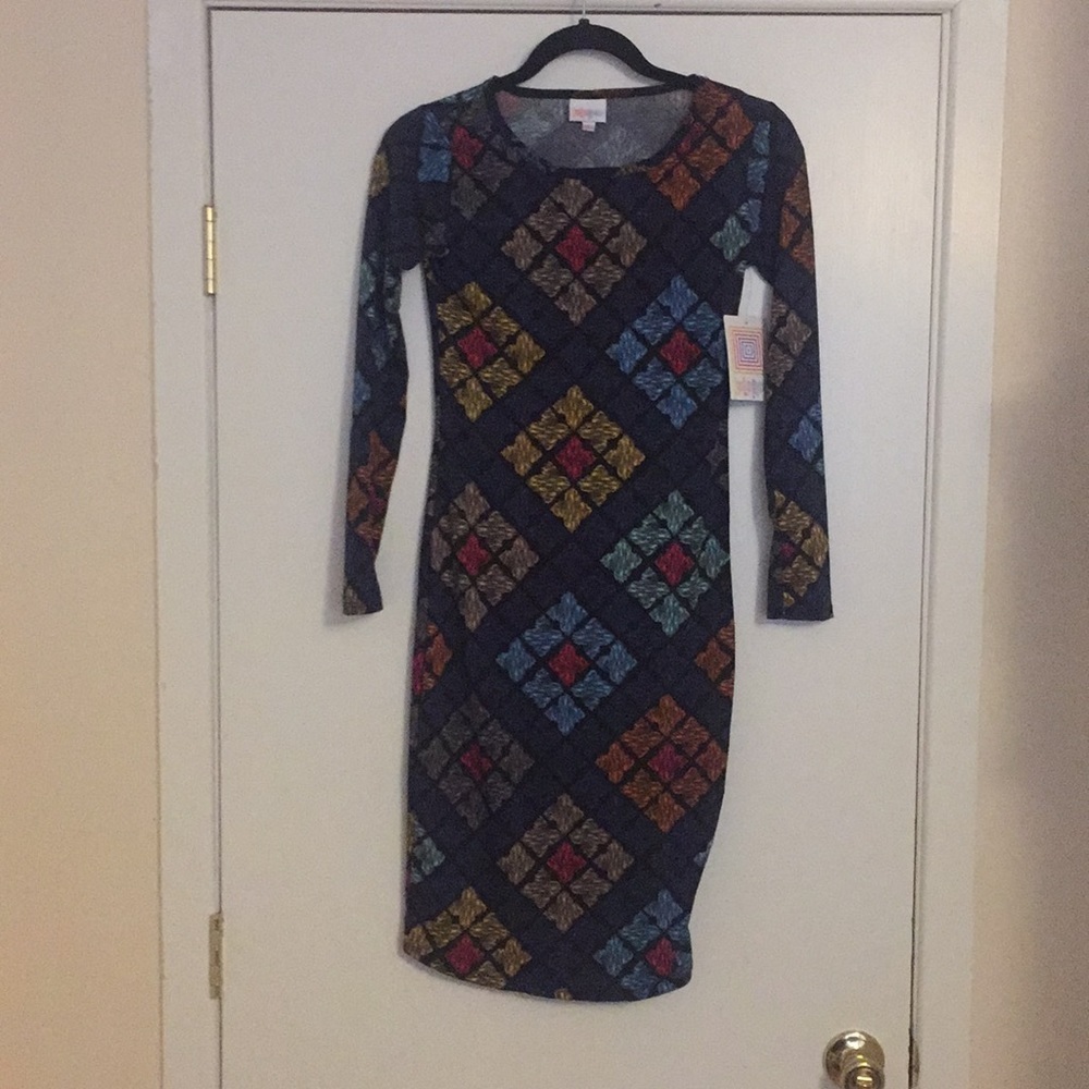 XXS Lularoe Debbie Dress BB42 992‎